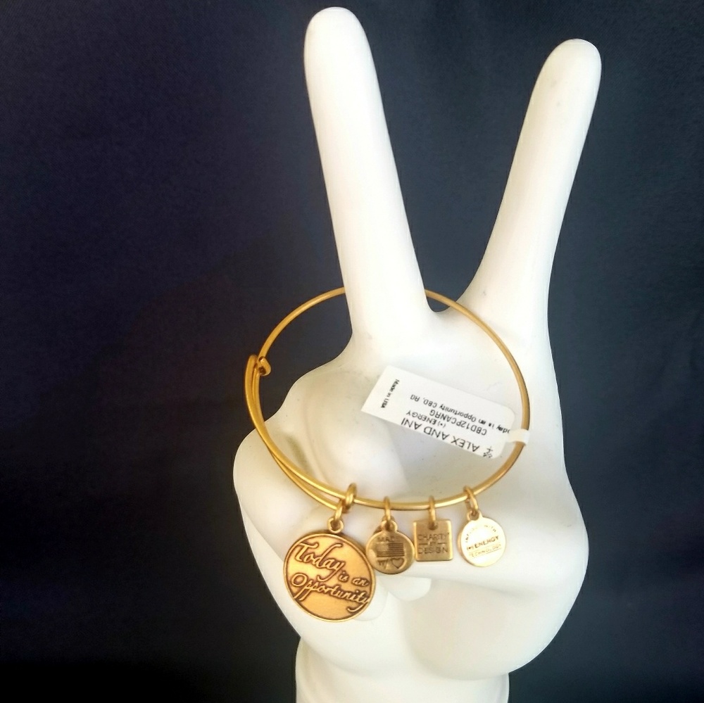 NWT Alex and Ani Today is an Opportunity Bracelet